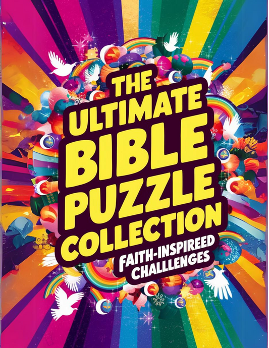 Digital Ultimate Bible Puzzle Collection - Faith Inspired Challenges (Word Search, Bible Quiz, Verse Scramble, Matching Puzzle, Bible Maze, Fill In The Blanks) - Instant Download